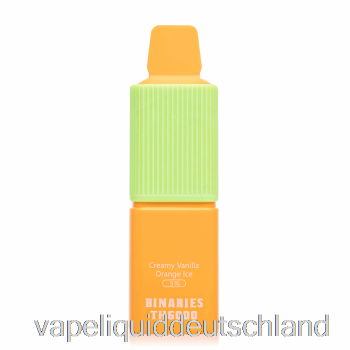 Horizon Binaries TH6000 Einweg-Creme-Vanille-Orange-Eis-Vape Deutschland